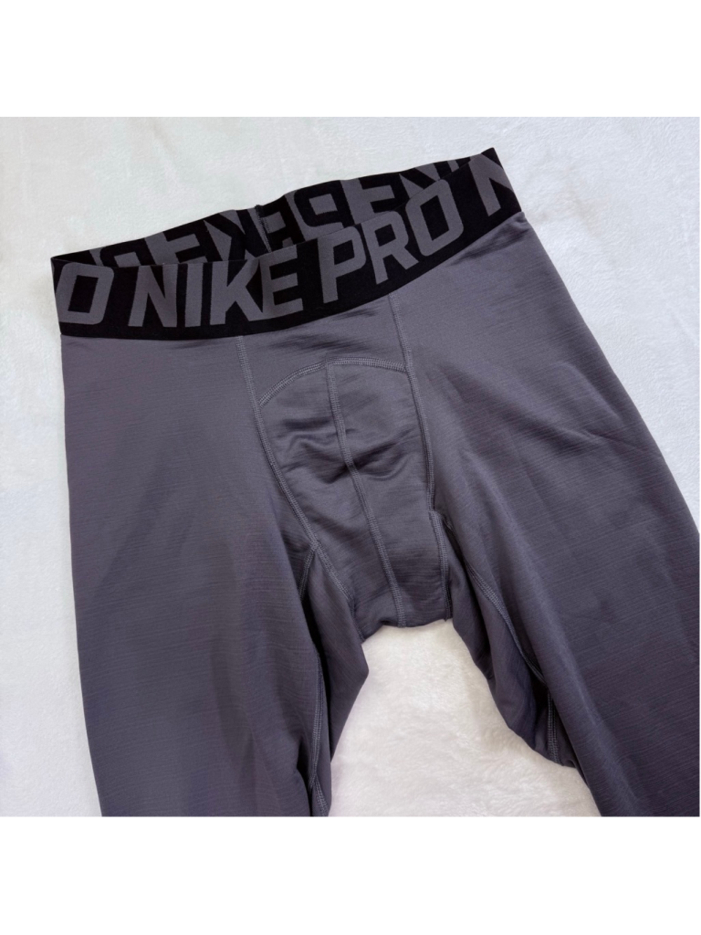 Men's‎ Nike Pro Hyperwarm Compression Pants Medium Gray Black